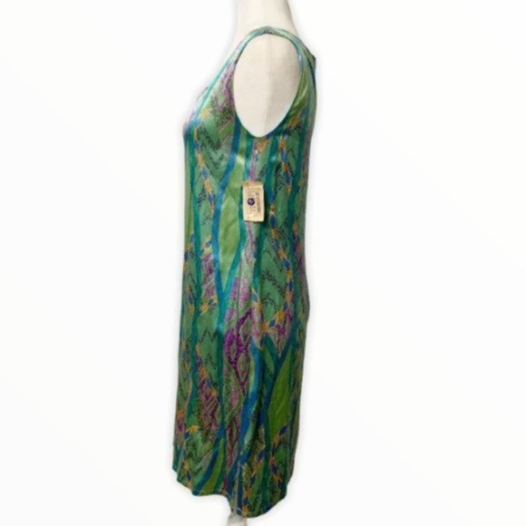 Girlfriend by Silversilk Sleeveless Silk Dress - Picture 3 of 8